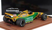BENETTON - F1  B192 FORD N 19 BARCELLONA TEST CAR SEASON 1992 ALEX ZANARDI - YELLOW GREEN