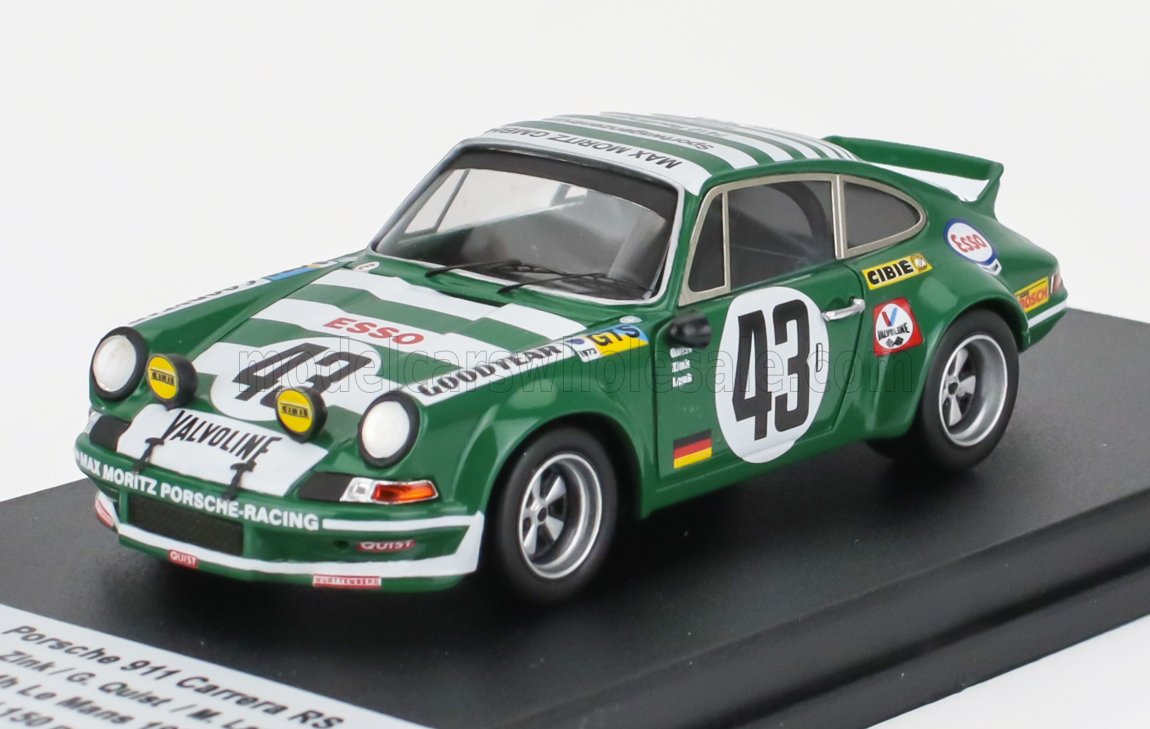 PORSCHE | 911 CARERA RS COUPE (Nachtversion) N 43 24h LE MANS 1973 JURGEN ZINK - GERD QUIST - MANFRED LAUB