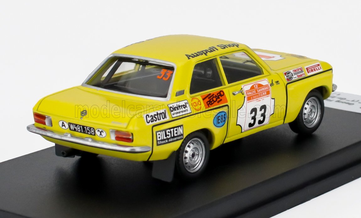 Opel Ascona No. 33 Winner Gr.2 Georg Fischer Harald Gottlieb Rally Sanremo 1975 Night Version Trofeu 1:43 scale model - image 2