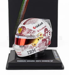 BELL HELMET - HELMET F1 CHARLES LECLERC TEAM FERRARI HP N 16 CHINA GP 2025 - WHITE RED