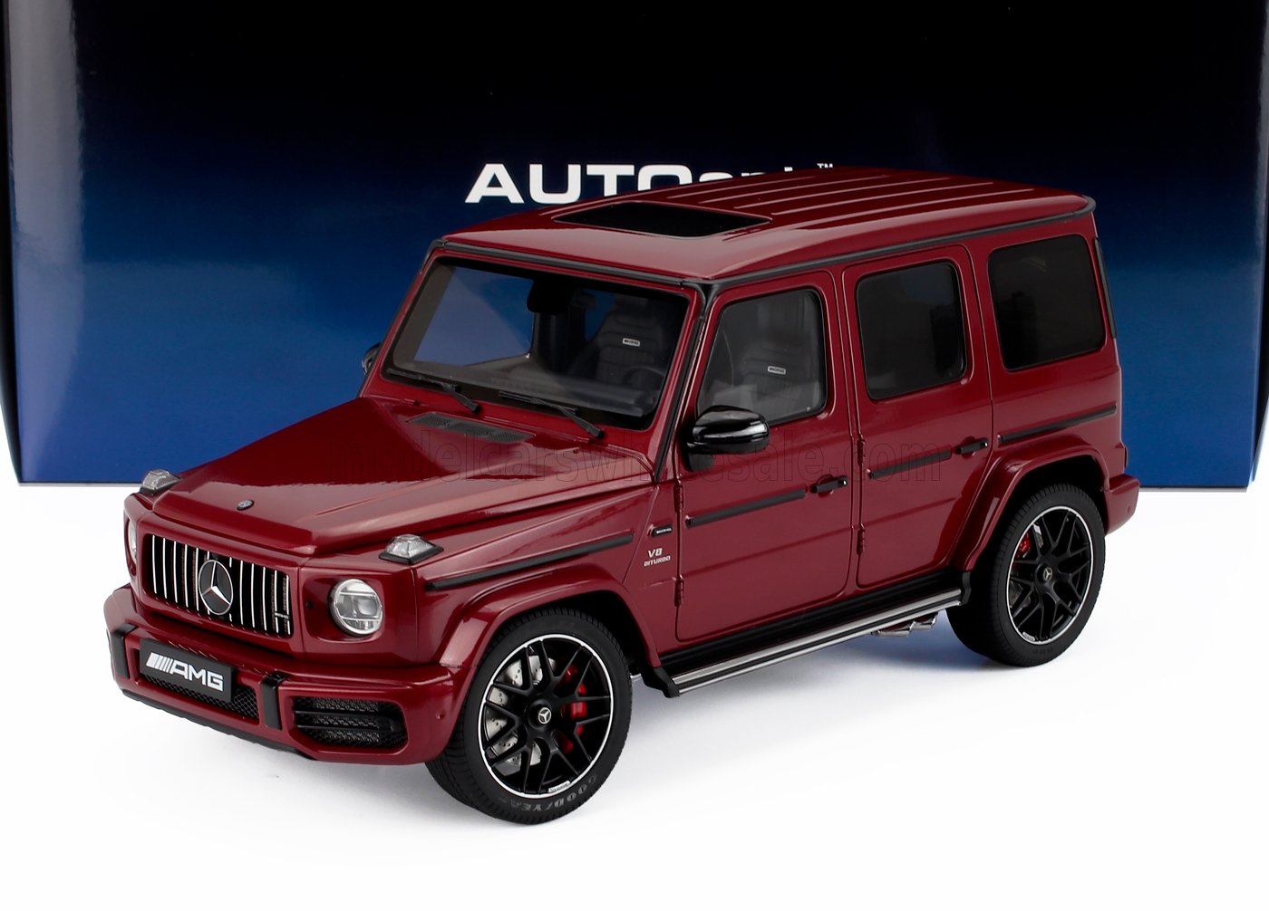 MERCEDES-BENZ - G-KLASSE G63 AMG 2019 - CARDINAL RED MET - Vroomi