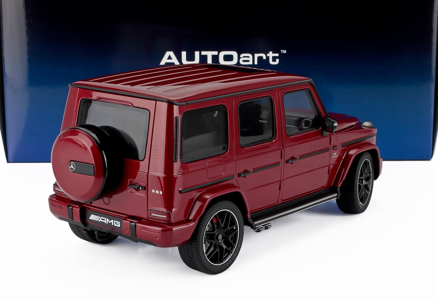 MERCEDES-BENZ - G-KLASSE G63 AMG 2019 - CARDINAL RED MET - Vroomi