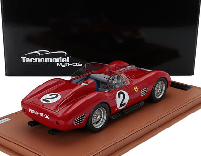 FERRARI - 250TR TESTAROSSA 3.0L V12 SPIDER TEAM SCUDERIA FERRARI SPA N 2 3rd 1000km NURBURGRING 1960 CLIFF ALLISON - WILLY MAIRESSE - PHIL HILL - RED