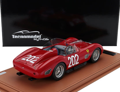 FERRARI - 250TR TESTAROSSA 3.0L V12 SPIDER N 202 TARGA FLORIO 1960 CLIFF ALLISON - RICHIE GINTHER - GIULIO CABIANCA - RED