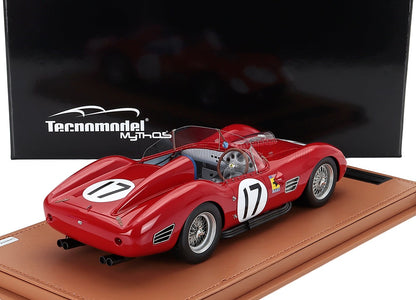 FERRARI - 250TR TESTAROSSA 3.0L V12 SPIDER TEAM N.A.R.T. NORTH AMERICAN RACING N 17 3rd 12h SEBRING 1961 PEDRO RODRIGUEZ - RICARDO RODRIGUEZ - RED