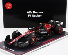 ALFA ROMEO | F1  C43 TEAM STAKE N 24 SPANISH GP 2023 ZHOU GUANYU - CON VETRINA - WITH SHOWCASE