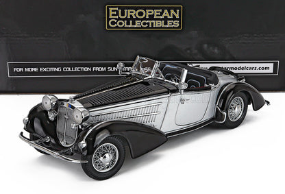 HORCH - 855 ROADSTER OPEN 1939 - PLATA Y NEGRO