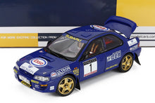 SUBARU - IMPREZA WRC 555 N 1 WINNAAR RALLY MEMORIAL BETTEGA 1993 COLIN McRAE - BLAUW GEEL GOUD