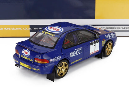 SUBARU - IMPREZA WRC 555 N 1 WINNER RALLY MEMORIAL BETTEGA 1993 COLIN McRAE - BLUE YELLOW GOLD
