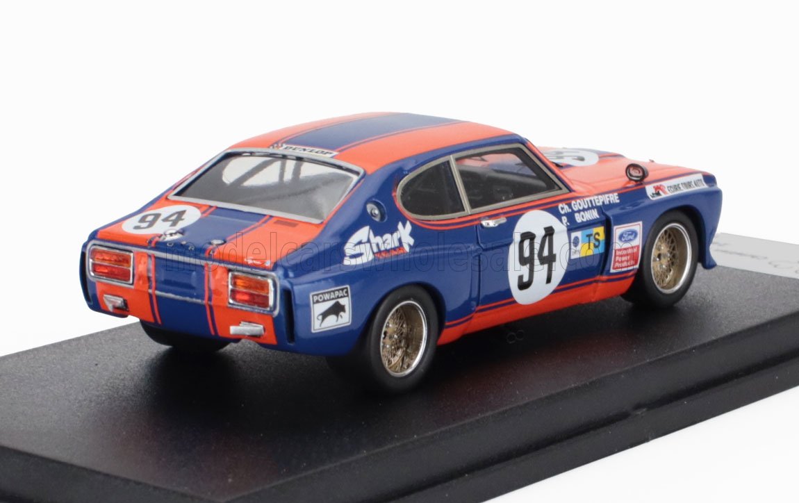 FORD ENGLAND | CAPRI 2600 RS TEAM ECURIE TOURS AUTO N 94 24h LE MANS 1975 CHRISTIAN GOUTTEPIFFRE - JEAN PIERRE BODIN