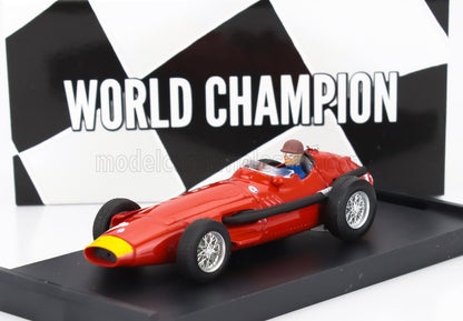 MASERATI - F1 250F N 1 WORLD CHAMPION WINNER GERMANY GP 1957 JUAN MANUEL FANGIO - WITH DRIVER FIGURE - RED Scale model car on Vroomi