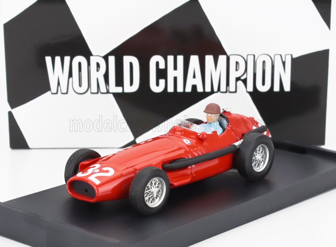 Maserati 250F No. 32 Juan Manuel Fangio Winner Monaco GP 1957 with Driver Brumm 1:43 scale model
