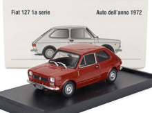 FIAT - 127 1-SERIES 1971 - BLACK INTERIOR - ROSSO SIERRA - RED Scale model car on Vroomi