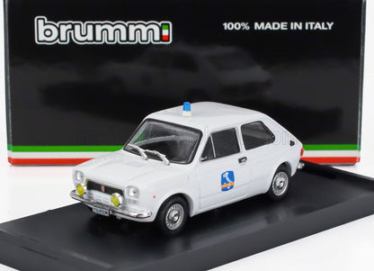 FIAT - 127 1-SERIES SOCIETA' AUTOSTRADE COMO-CHIASSO 1971 - WHITE Scale model car on Vroomi