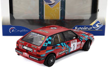 1/18 scale Lancia Delta rally die-cast model car with Martini racing livery, available now