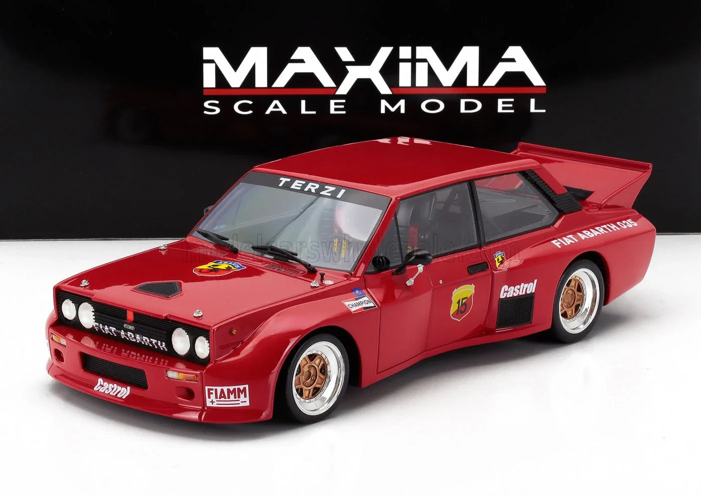 ARENA MODELS フィアット131 ABARTH 当時物貴重 ABARTH - FIAT 131 ABARTH SE035 TURBO VOLUMETRICO COMPETIZIONE N 15