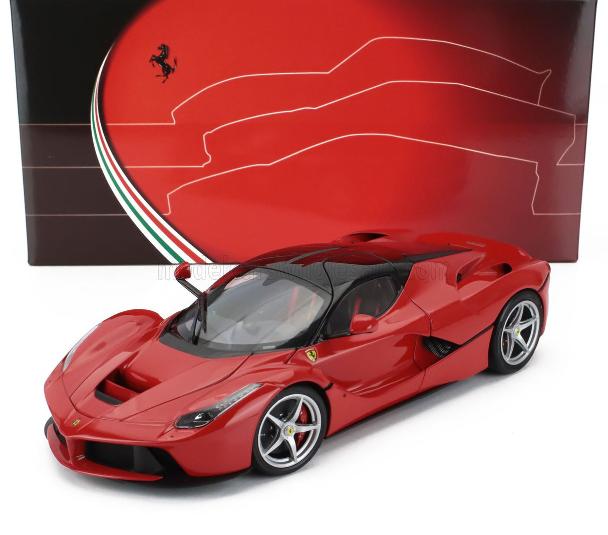 FERRARI | LAFERRARI 2013 - SILVER RIMS | ROSSO CORSA 322