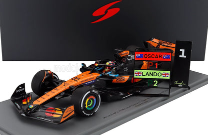 McLAREN - F1  MCL39 TEAM MCLAREN N 81 WINNER CHINA GP 2025 OSCAR PIASTRI - ORANGE BLACK