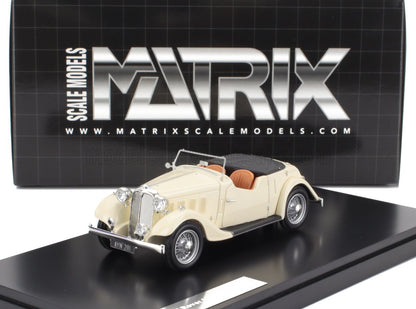 ROVER - 12hp (P1) TOURER CABRIOLET OPEN 1934 - BIANCO
