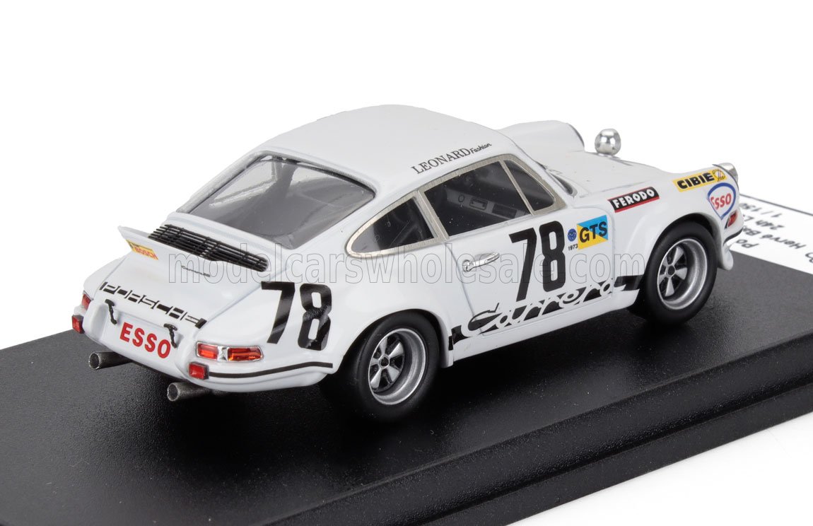 Porsche 911 Carrera RS Coupe No. 78 Hervé Bayard René Ligonnet 24h Le Mans 1973 Trofeu 1:43 scale model - image 2
