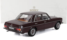 Maroon classic Mercedes 200 model car by Norev, vintage collectible available via Vroomi