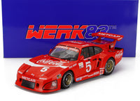 Voiture miniature Porsche 935 K3 Coca-Cola rouge n°5 par Vroomi, avec décalcomanies Metcar et Bosch, présentée avec son coffret Werk83