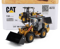 CAT 906 Compact wiellader schaalmodel 1:50 van Vroomi, gedetailleerd diecast bouwvoertuig