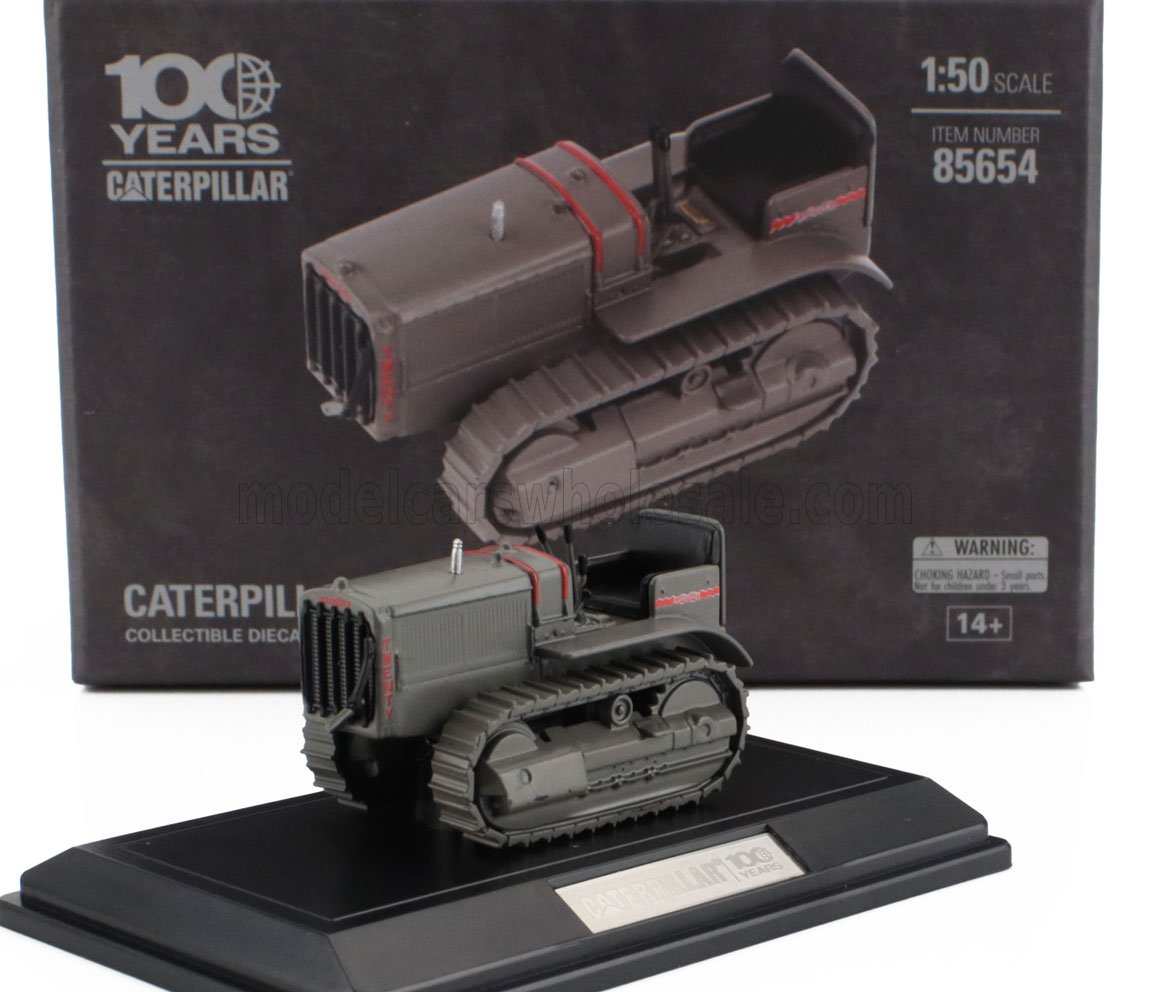 Caterpillar Twenty Cingolato Tractor Grey DM Models 1:50 scale model - image 2