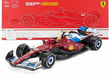 Ferrari SF-25 1/18 scale model Formula 1 car with sponsor decals, available at Vroomi