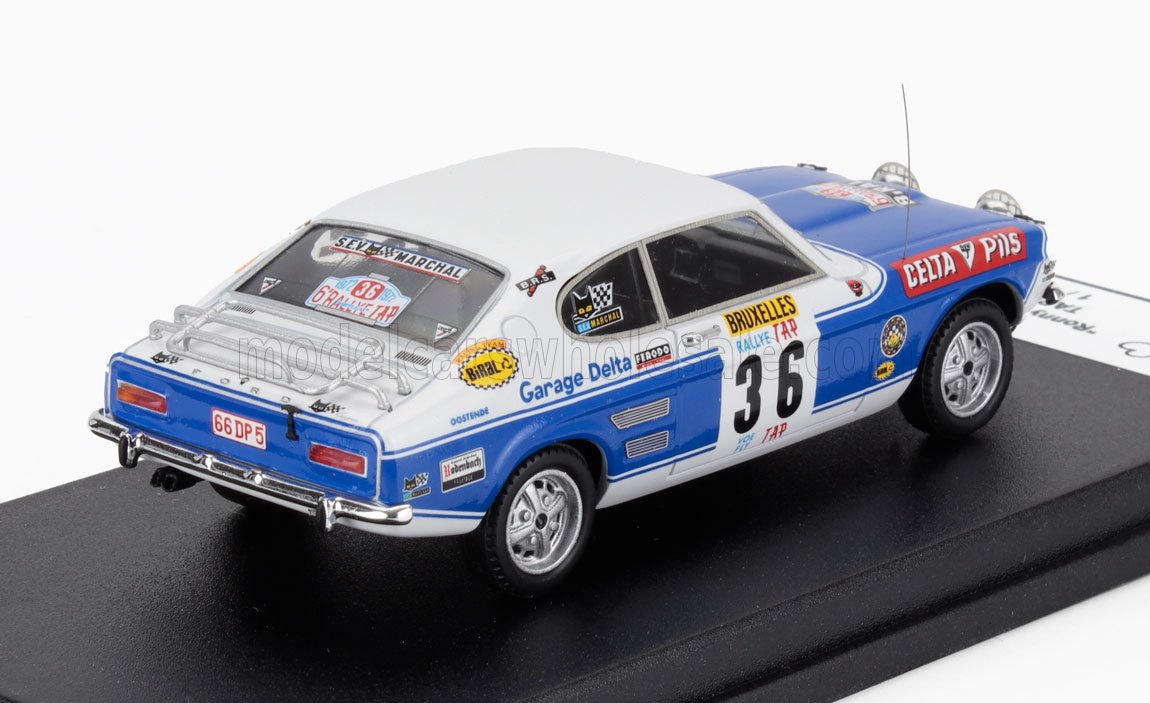 Ford Capri 2600 No. 36 Ronny Gianfaldone Adrian Gianfaldone Rally TAP 1972 Night Version Trofeu 1:43 scale model - image 2
