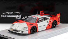 FERRARI - F40 LM N 00 RACING 1996 - BLACK WHEELS - RED WHITE