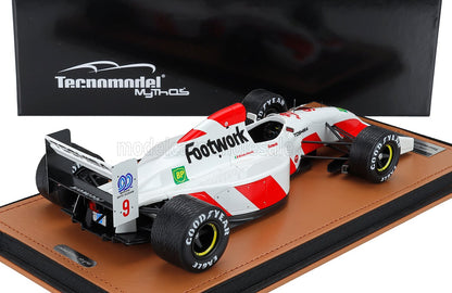 FOOTWORK - F1  FA13 MUGEN HONDA N 9 SPAIN GP WITH RAIN TIRES 1992 MICHELE ALBORETO - WHITE RED