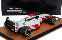 FOOTWORK – F1  FA13 MUGEN HONDA Nr. 10 GP VON BELGIEN MIT REGENREIFEN 1992 AGURI SUZUKI – WEISS-ROT