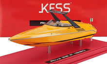 RIVA - MOTOSCAFO 32 FERRARI 1990 2x ENGINE V8 - 780CV - (24cm) - CON VETRINA - WITH SHOWCASE - YELLOW - Vroomi