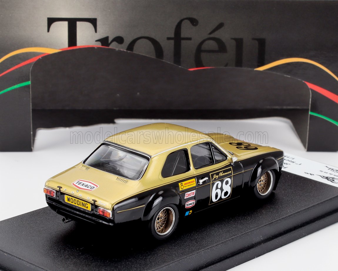 1:43 scale Ford race car model with number 68 and Wooding plate, featured on Vroomi