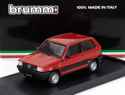 FIAT - PANDA 4x4 SUPERNOVA 1986 - ROSSO SIAM - modellino in scala rosso modellino Vroomi