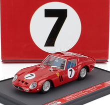 FERRARI - ASTA RECORD PRICE $51.700.000 - 250 GTO COUPE ch.3765GT TEAM SPA FERRARI SEFAC N 7 24h LE MANS 1962 MIKE PARKES - LORENZO BANDINI - RED Scale model car on Vroomi