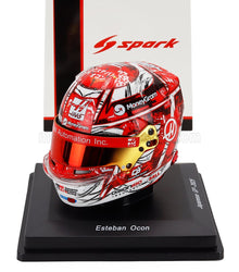 BELL HELMET - CASCO HELMET F1 ESTEBAN OCON TEAM MONEYGRAM HAAS N 31 CHINA GP 2025 - RED WHITE