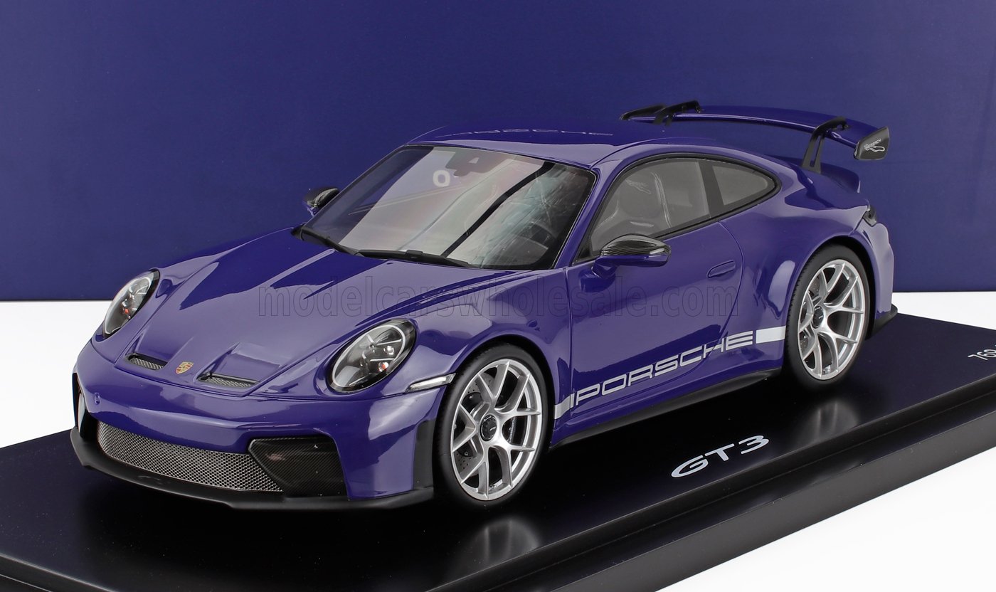 PORSCHE - 911 992-2 GT3 COUPE 2024 - CON VETRINA - WITH SHOWCASE - ULTRAVIOLET