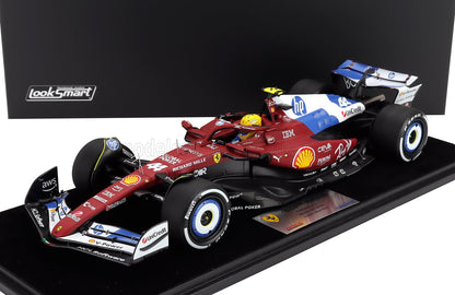 FERRARI - F1  SF-25 TEAM SCUDERIA FERRARI HP N 44 MIAMI GP 2025 LEWIS HAMILTON - CON VETRINA - WITH SHOWCASE - RED BLUE WHITE