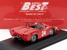 FIAT - ABARTH 2000S N 24 PAUL RICARDS 1968 ERIS TONDELLI - ROUGE - Vroomi