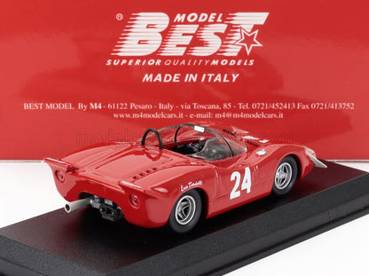 FIAT - ABARTH 2000S N 24 PAUL RICARDS 1968 ERIS TONDELLI - ROUGE - Vroomi