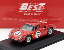 FERRARI - 250LM 3.3L V12 TEAM EQUIPE NATIONALE BELGE N 23 24h LE MANS 1964 PIERRE DUMAY - GERARD LANGLOIS VAN OPHEM - RED