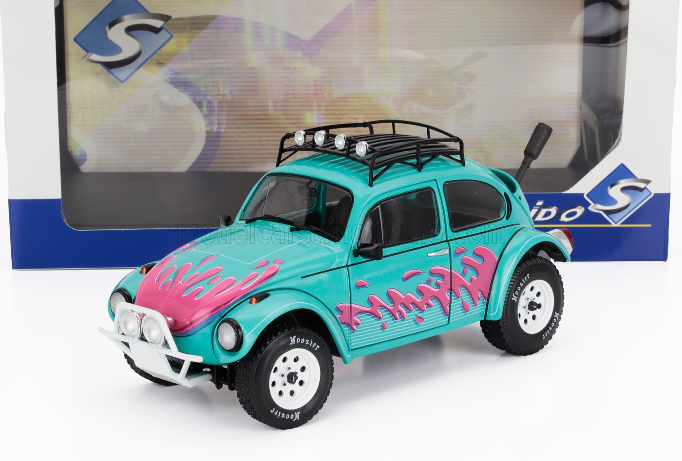 VOLKSWAGEN - BEETLE MAGGIOLINO ALL ROAD 1976 - LIGHT BLUE - Vroomi