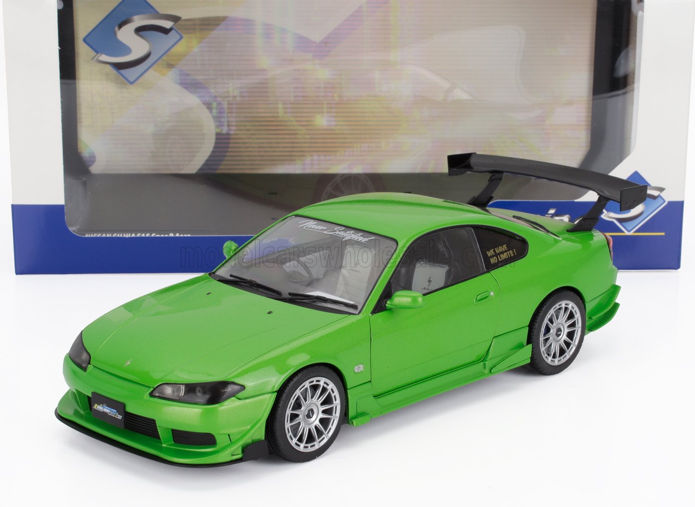 NISSAN - SILVIA (S15) COUPE SPEC-R AERO 1999 - GREEN MET - Vroomi