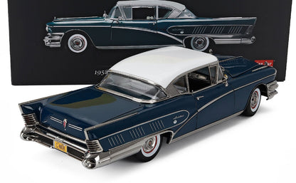 BUICK - RIVIERA COUPE LIMITED 1958 - BLUE WHITE