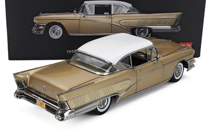BUICK - RIVIERA COUPE LIMITED 1958 - GOLD WHITE