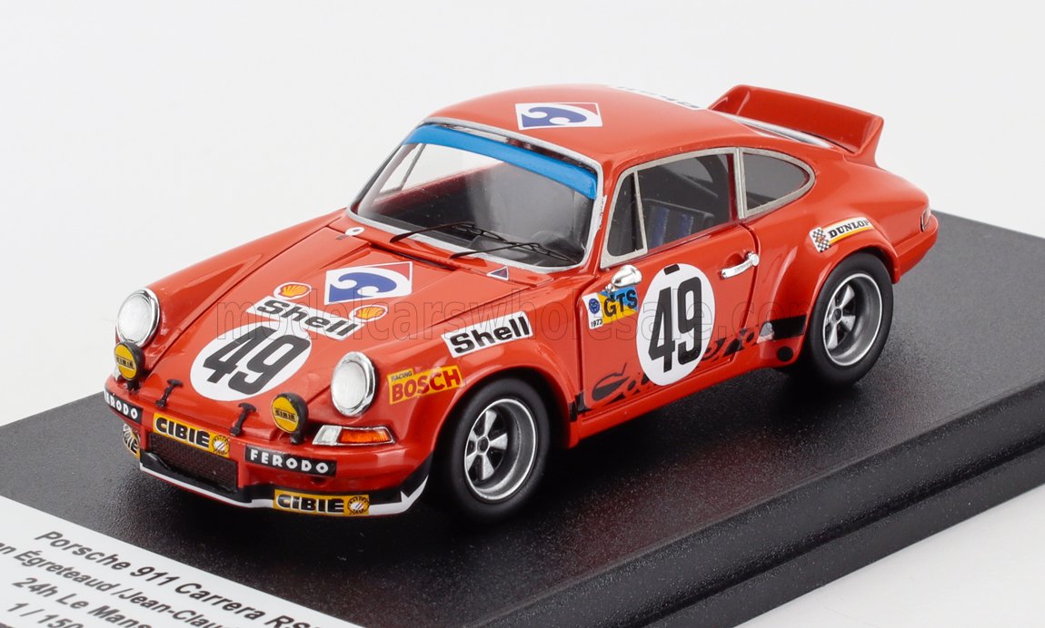 PORSCHE | 911 CARRERA RSR COUPE N 49 24h LE MANS 1973 JEAN EGRETEAUD - JEAN CLAUDE LAGNIEZ