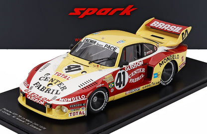 PORSCHE - 935-77 3.0L F6 TURBO TEAM PACE N 41 7th 24h LE MANS 1978 PAULO GOMES - MARIO AMARAL - ALFREDO GUARANA - YELLOW RED WHITE