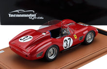 FERRARI – DINO 196S 1984 ccm V6 SPIDER Nr. 37 12-Stunden-Rennen von Sebring 1961 WILLIAM HELBURN – SKIP HUDSON – JOHN FULP – ROT